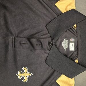 Black and Gold NFL Team Polo Shirt